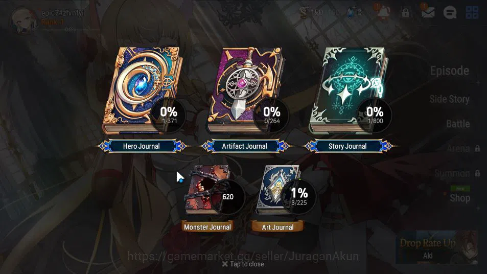 Epic Seven Accounts Global Unverif | Fresh Starter | Low Progress | 1  image 3