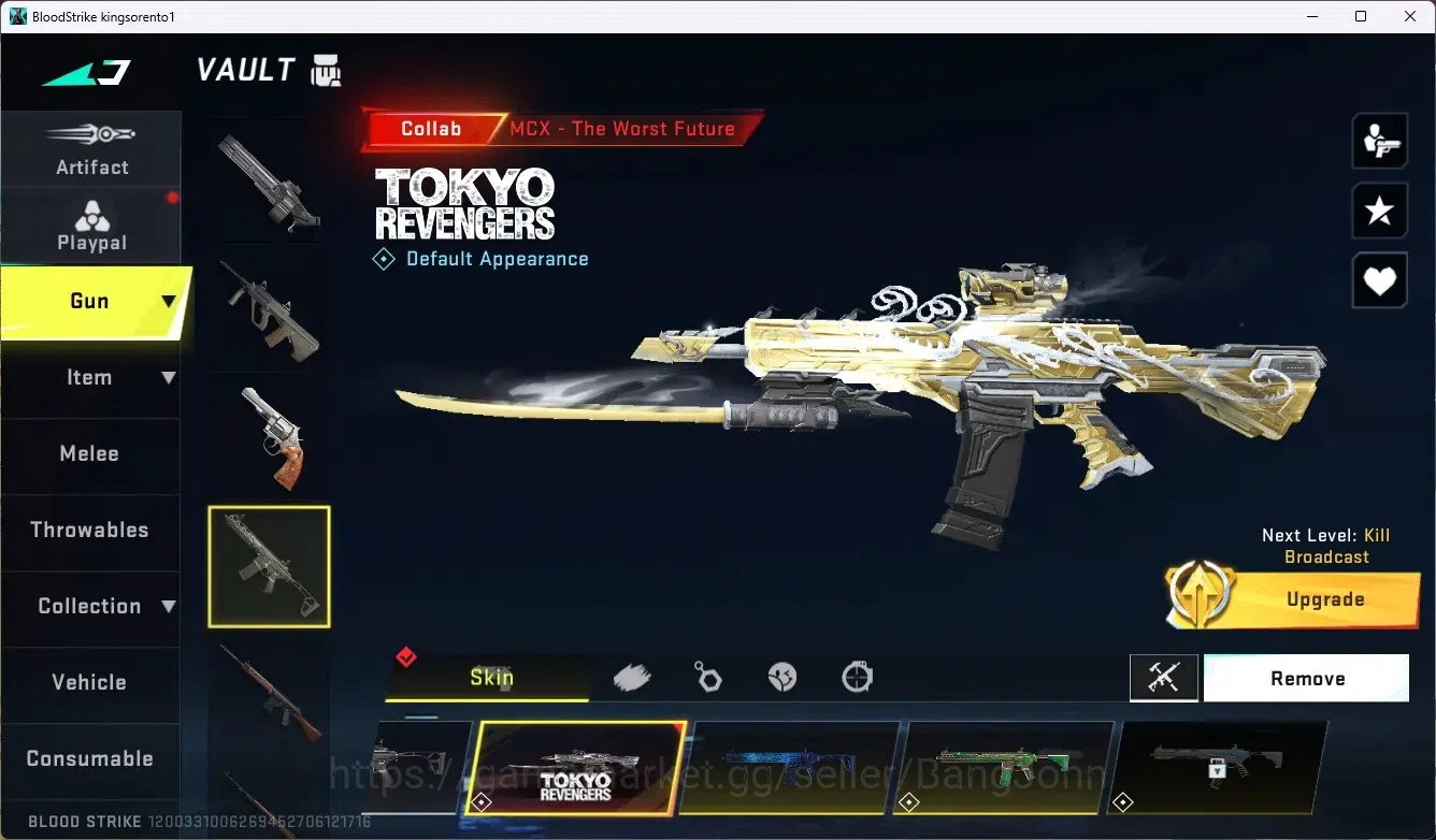 Blood Strike Accounts ASIA |1 ETERNAL:Desert Eagle-Scorpius | 6 COLLAB G image 11