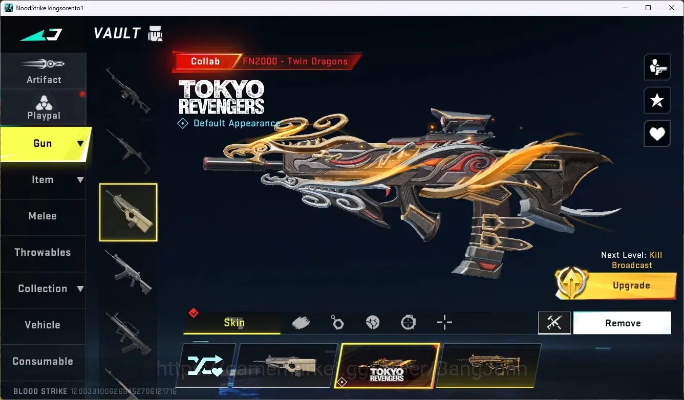 Blood Strike Accounts ASIA |1 ETERNAL:Desert Eagle-Scorpius | 6 COLLAB G image 13