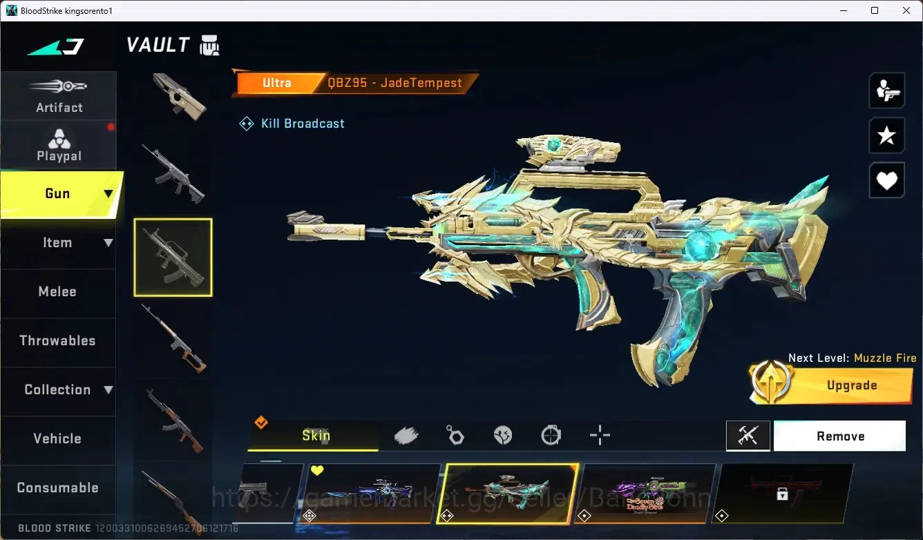 Blood Strike Accounts ASIA |1 ETERNAL:Desert Eagle-Scorpius | 6 COLLAB G image 14