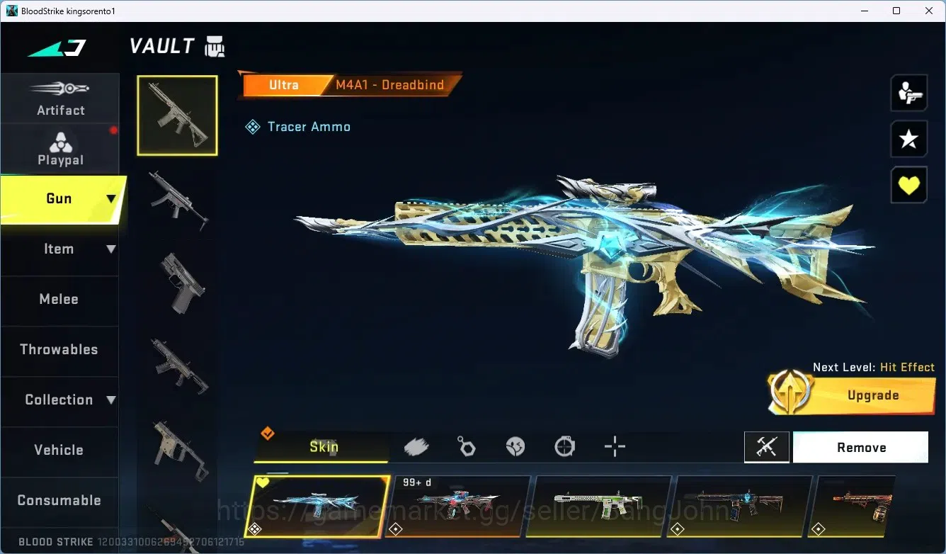 Blood Strike Accounts ASIA |1 ETERNAL:Desert Eagle-Scorpius | 6 COLLAB G image 2