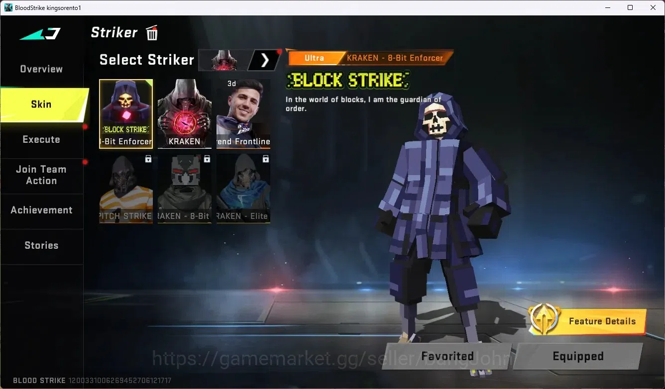 Blood Strike Accounts ASIA |1 ETERNAL:Desert Eagle-Scorpius | 6 COLLAB G image 20