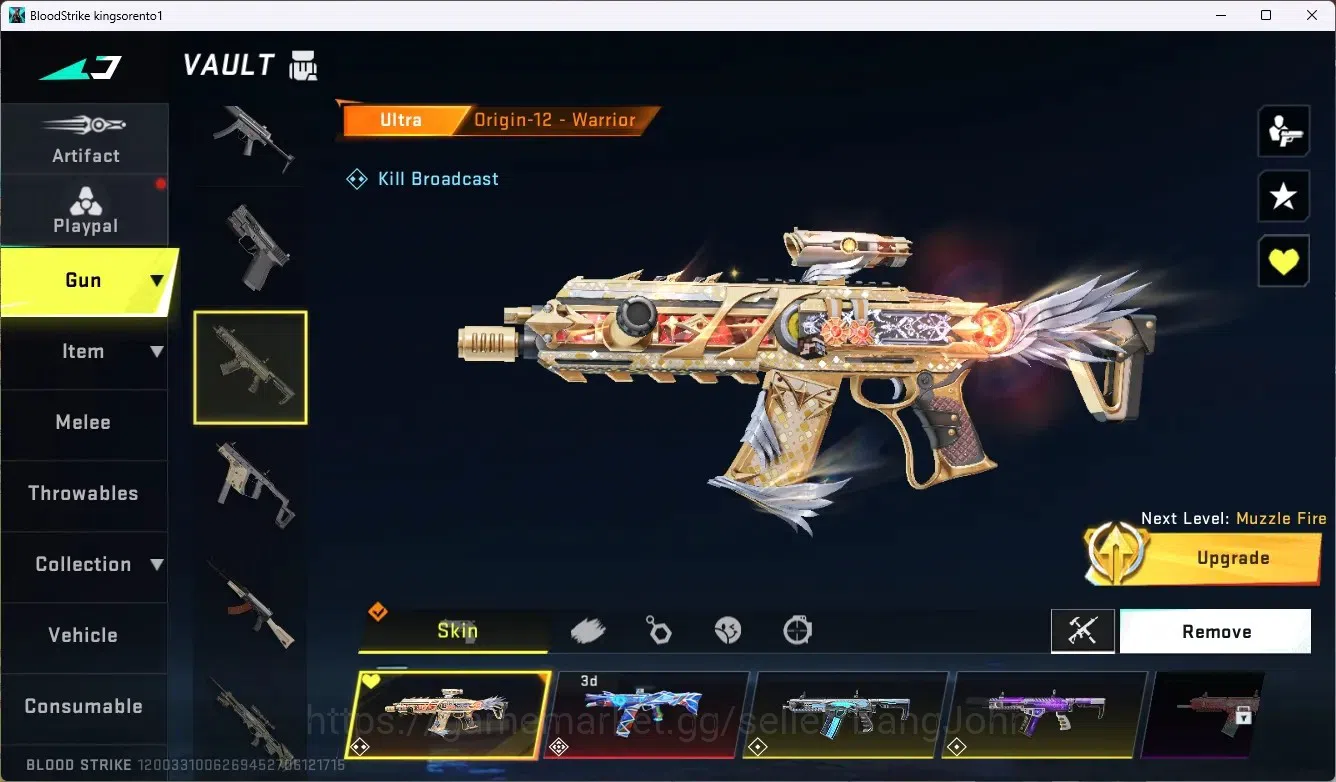 Blood Strike Accounts ASIA |1 ETERNAL:Desert Eagle-Scorpius | 6 COLLAB G image 3