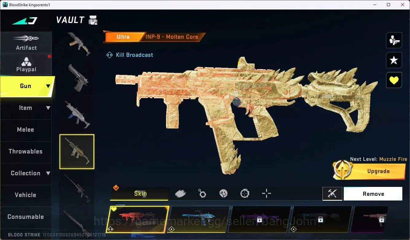 Blood Strike Accounts ASIA |1 ETERNAL:Desert Eagle-Scorpius | 6 COLLAB G image 7
