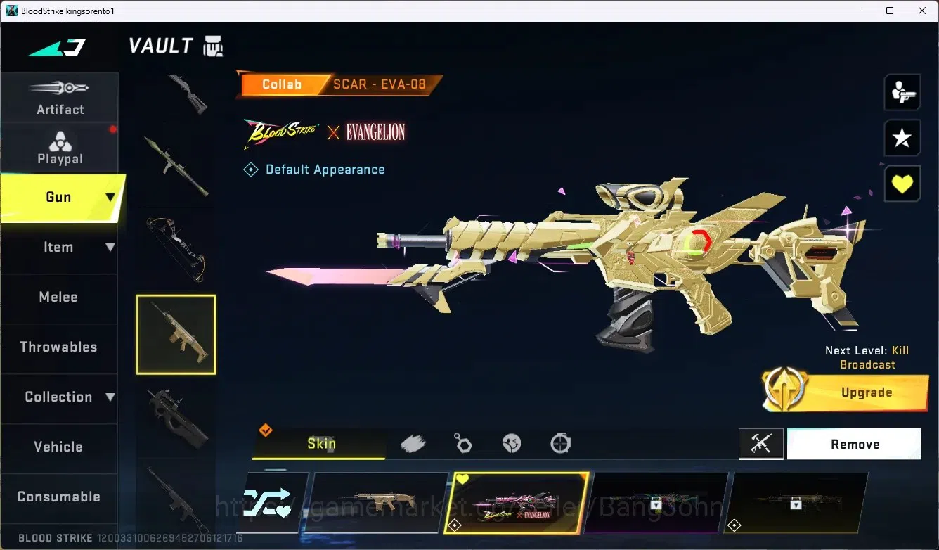 Blood Strike Accounts ASIA |1 ETERNAL:Desert Eagle-Scorpius | 6 COLLAB G image 9