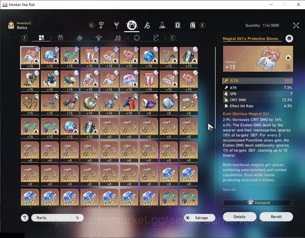 Honkai Star Rail Accounts ASIA|TL 65|Elation Team|7 Limited|[(SW999,Yao Guan image 9