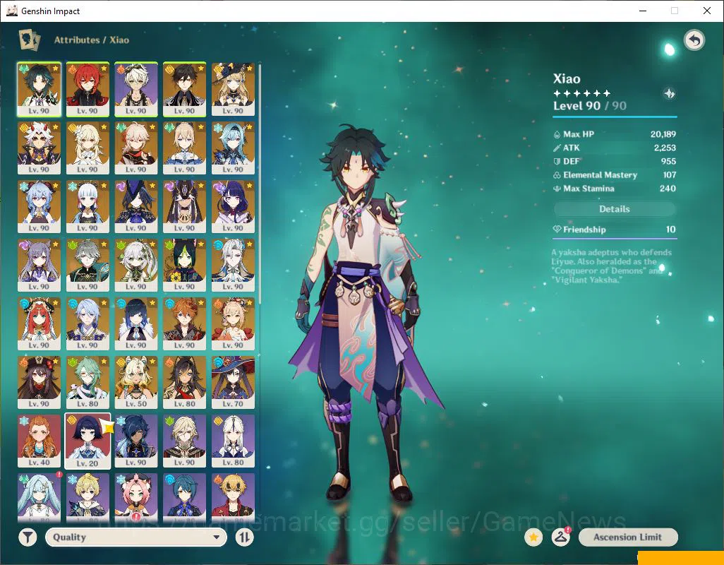Genshin Impact Accounts ASIA|AR 60|22 Limited+13(*5Weapon)|(Neuvillete,Cyn image 16