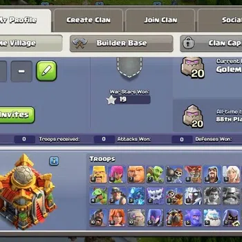 Clash of Clans High-End Global | TH 16-BH 7 | LVL 88 | HH 9 | AQ 31 ,MP 22 image 1