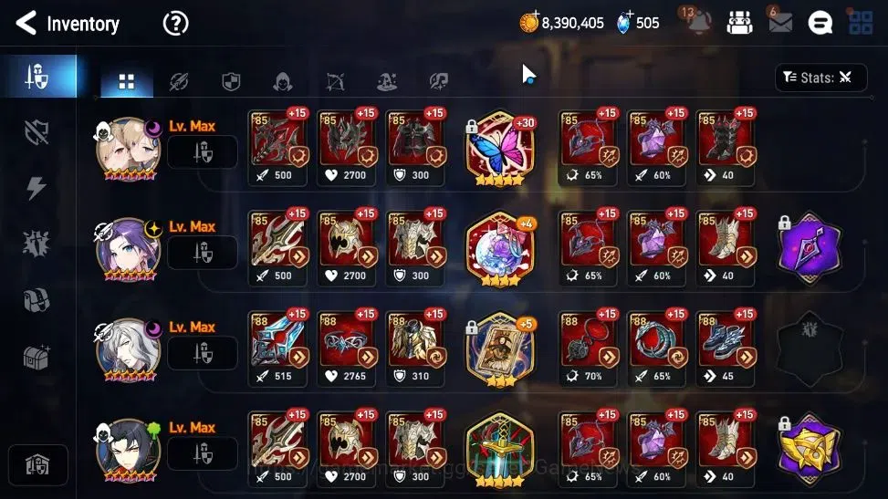 Epic Seven Accounts GLOBAL UnVerif|New Era|8 ML(Rhiana& Luciel,ZIO,Bel image 15