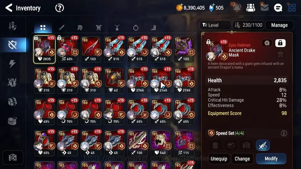 Epic Seven Accounts GLOBAL UnVerif|New Era|8 ML(Rhiana& Luciel,ZIO,Bel image 16
