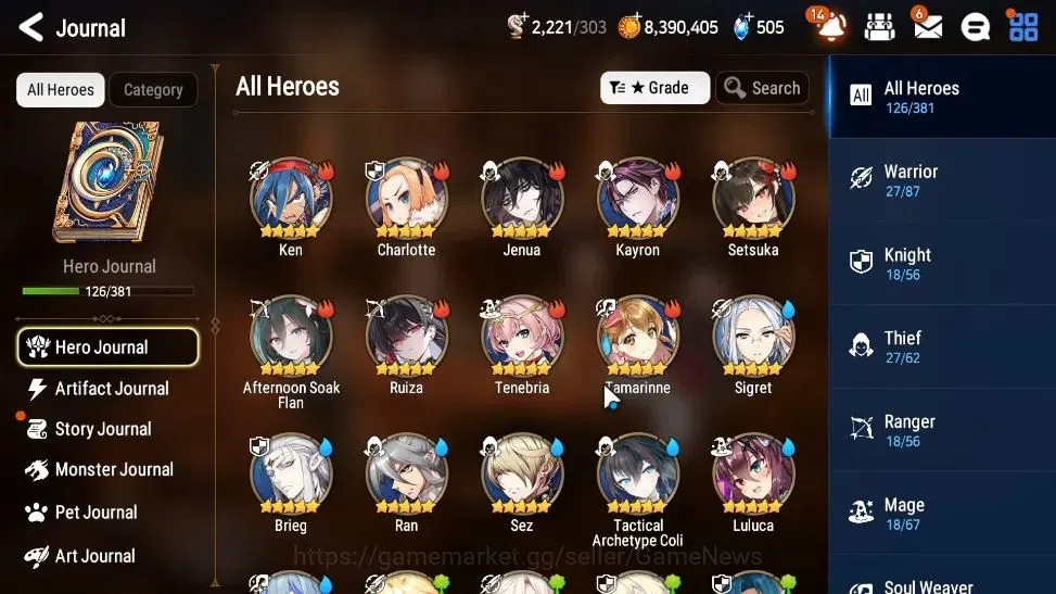 Epic Seven Accounts GLOBAL UnVerif|New Era|8 ML(Rhiana& Luciel,ZIO,Bel image 7