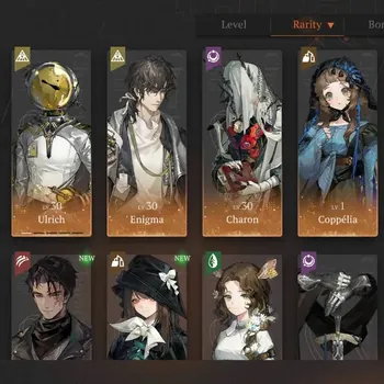 Reverse: 1999 Accounts Starter Global|Lv 2|66 Unilog|11 SSR|Corvus P1,Ulrich P1,Enigma,Charon,Coppelia,Lorentz