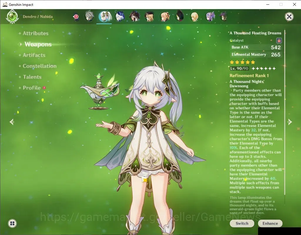 Genshin Impact Accounts ASIA|AR 57|Rate ON|12 Limited+7(*5Wep)|Nahida+Sign image 3