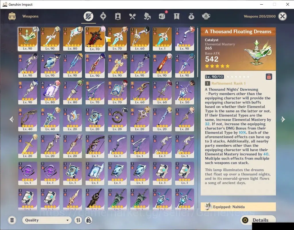 Genshin Impact Accounts ASIA|AR 57|Rate ON|12 Limited+7(*5Wep)|Nahida+Sign image 4