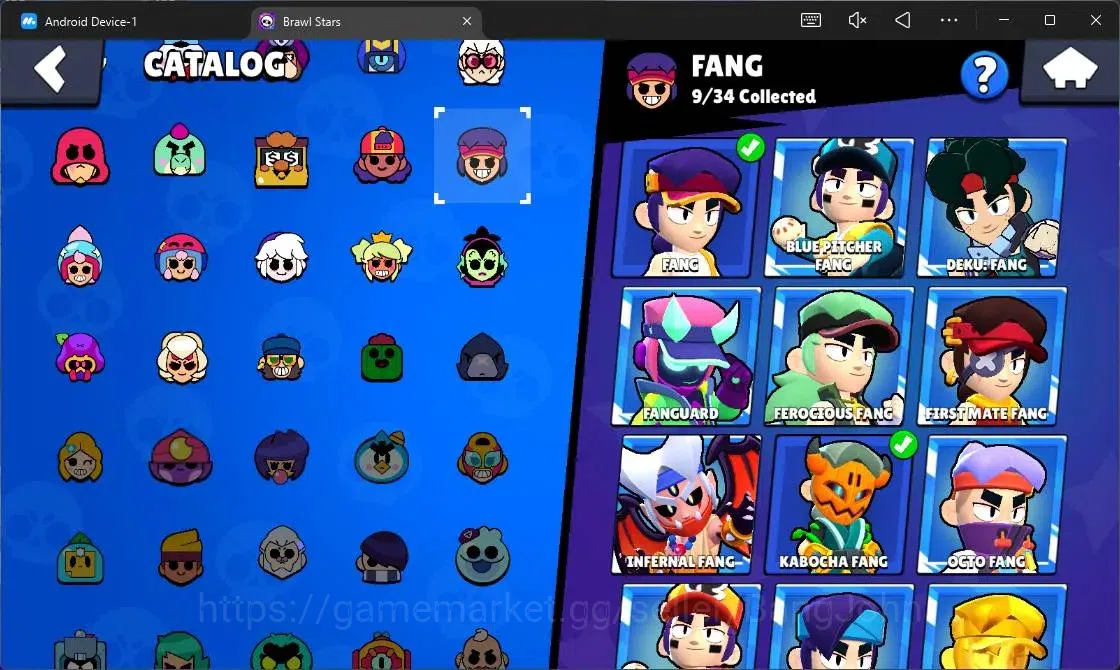 Brawl Stars Accounts Android | 16239 Thropy| 48 Brawler|1 Max Lv(Fang) image 1