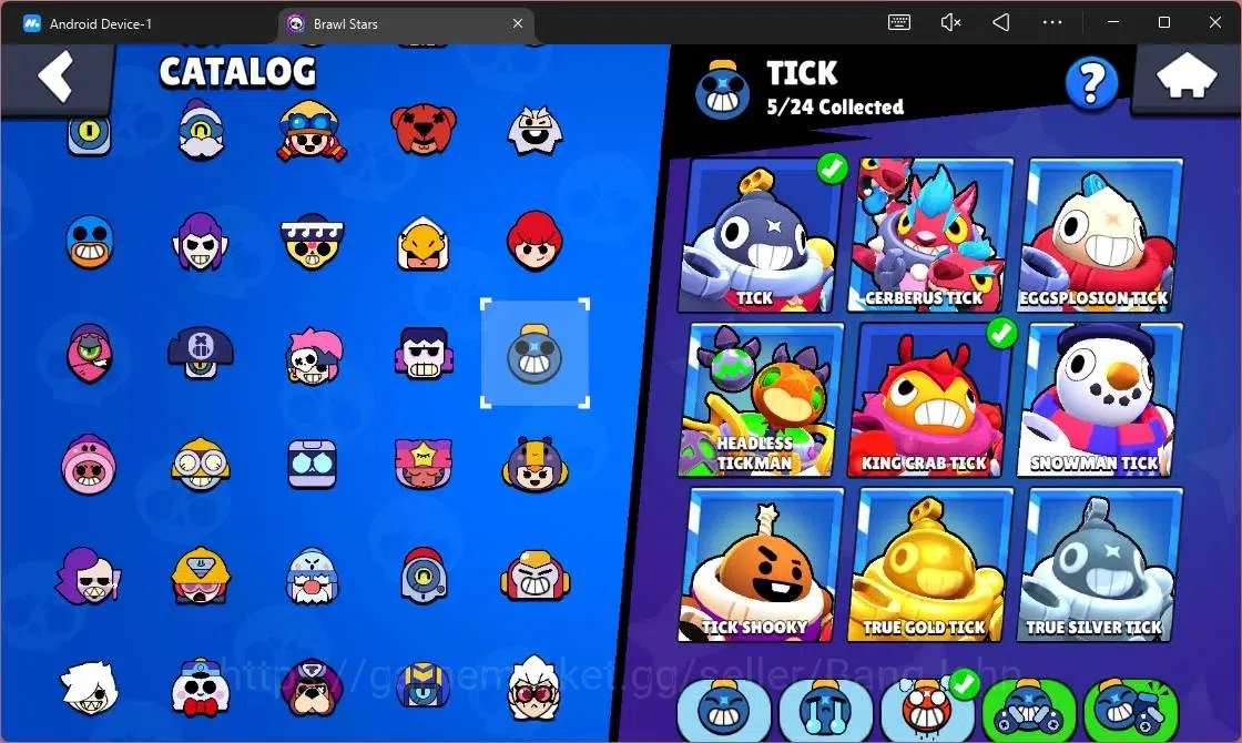 Brawl Stars Accounts Android | 16239 Thropy| 48 Brawler|1 Max Lv(Fang) image 5