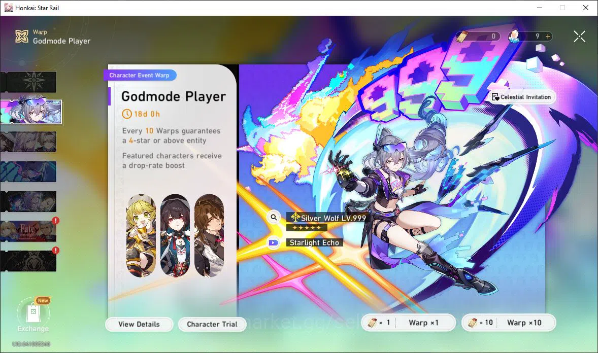 Honkai Star Rail Accounts [ASIA] TL 46 | 11 Limit | Archer | Hyacine | Evern image 10