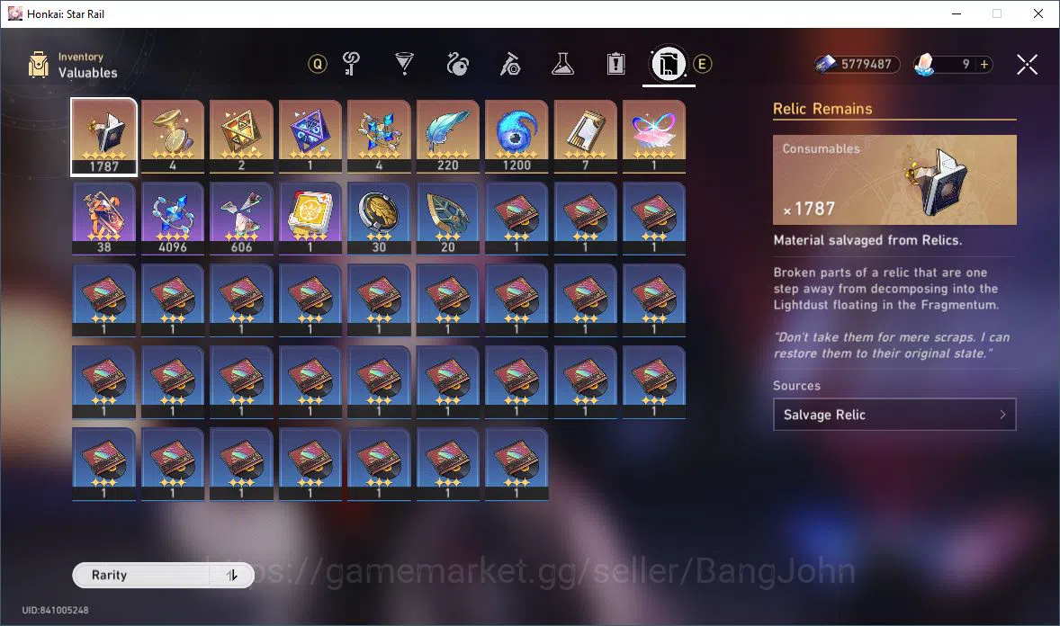 Honkai Star Rail Accounts [ASIA] TL 46 | 11 Limit | Archer | Hyacine | Evern image 3