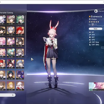 Honkai Star Rail Accounts Others Asia|TL 70|4 Team Prem|23 Limited|(Evanescia E2,Yaoguang E1,HimeNova,Castorice
