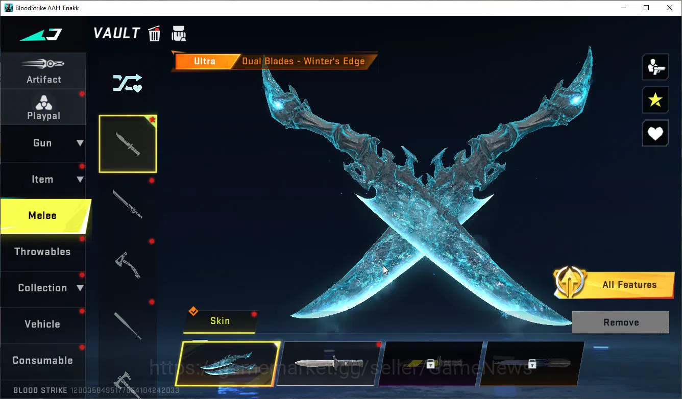 Blood Strike Accounts ASIA|ETERNAL MAX AK47-OverLord+MELE DualBlades|10  image 11
