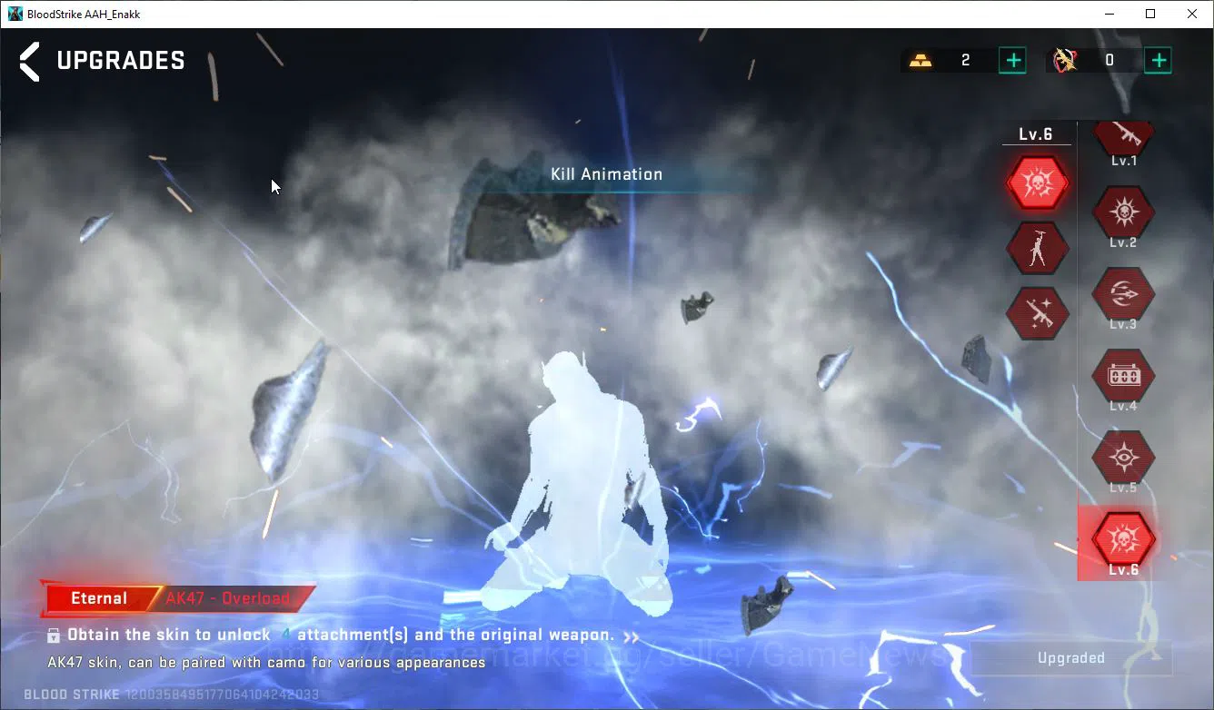 Blood Strike Accounts ASIA|ETERNAL MAX AK47-OverLord+MELE DualBlades|10  image 13