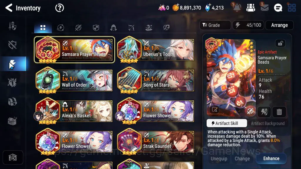 Epic Seven Accounts Mid-Tier Global Unverif|4 ML (STaeyou, DB Senya, LOT Scales, RRoana)+ Tenebria, Politis,etc|PoH ON|4,2K 14
