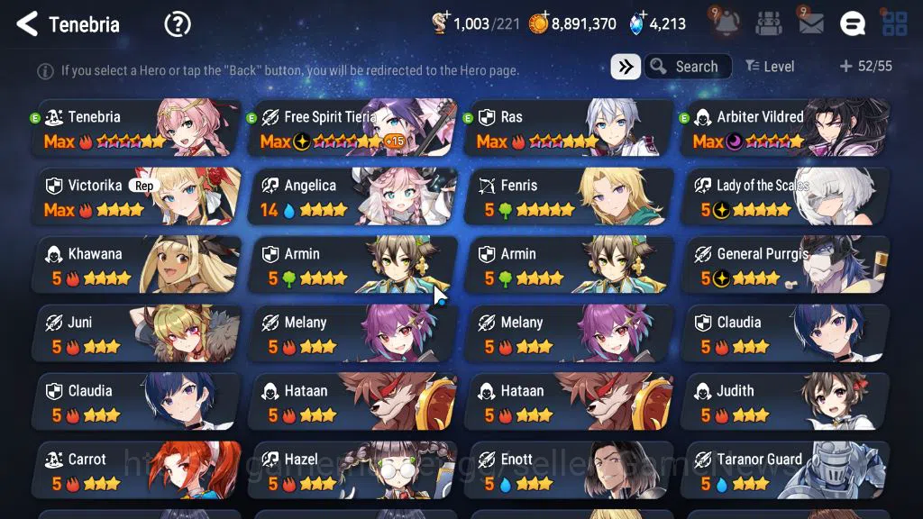 Epic Seven Accounts Mid-Tier Global Unverif|4 ML (STaeyou, DB Senya, LOT Scales, RRoana)+ Tenebria, Politis,etc|PoH ON|4,2K 17