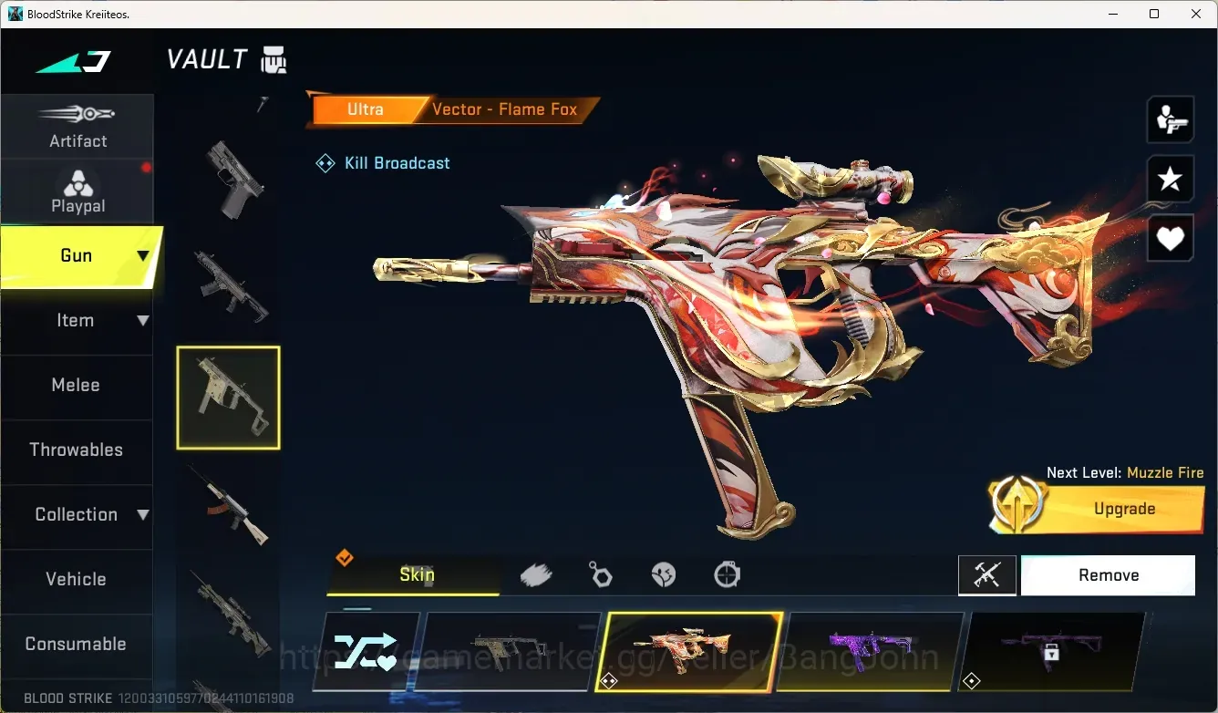 Blood Strike Accounts Collab Skin ASIA |1 OPM Gun|5 Ultra Gun|5 Ultra Striker|Collab KRAKEN-Enzo: Trend Frontline|Check SS 1