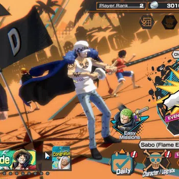 One Piece Bounty Rush Accounts High-End Global|3EX 1Max|TGP Edward Mewgate,WI Trafalgar Law,BMO Kid&Law|Rank 2|Log TF