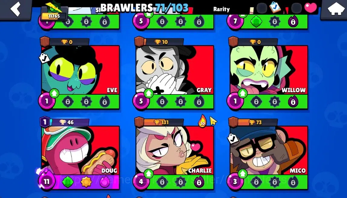 Brawl Stars Accounts 11765 Trophy|71 Brawlers 10Max Lvl|Ultra Legendary image 12