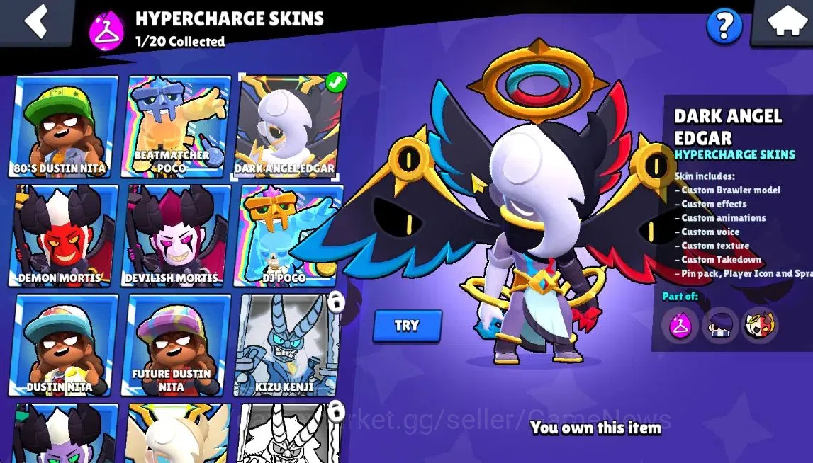 Brawl Stars Accounts 11765 Trophy|71 Brawlers 10Max Lvl|Ultra Legendary image 14