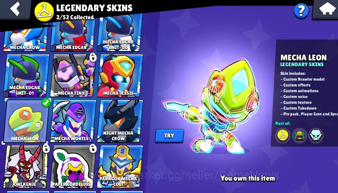 Brawl Stars Accounts 11765 Trophy|71 Brawlers 10Max Lvl|Ultra Legendary image 15