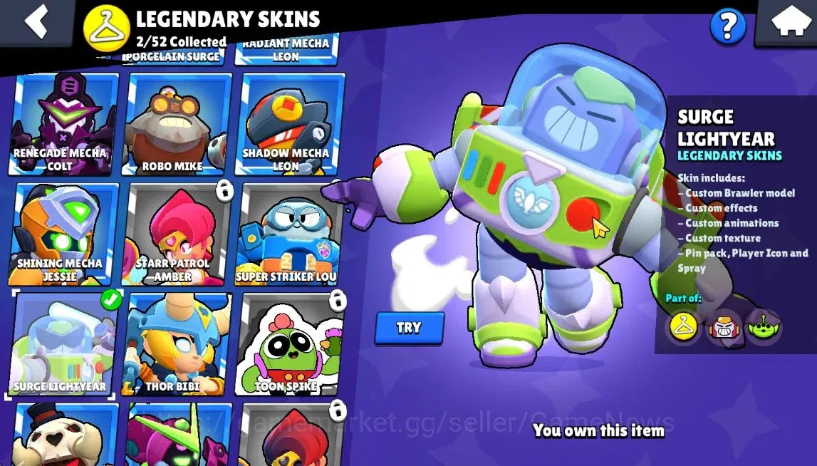 Brawl Stars Accounts 11765 Trophy|71 Brawlers 10Max Lvl|Ultra Legendary image 16