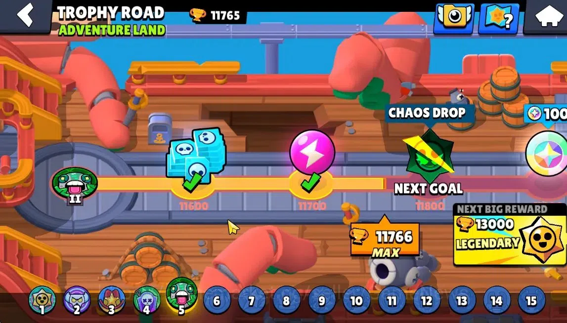Brawl Stars Accounts 11765 Trophy|71 Brawlers 10Max Lvl|Ultra Legendary image 5