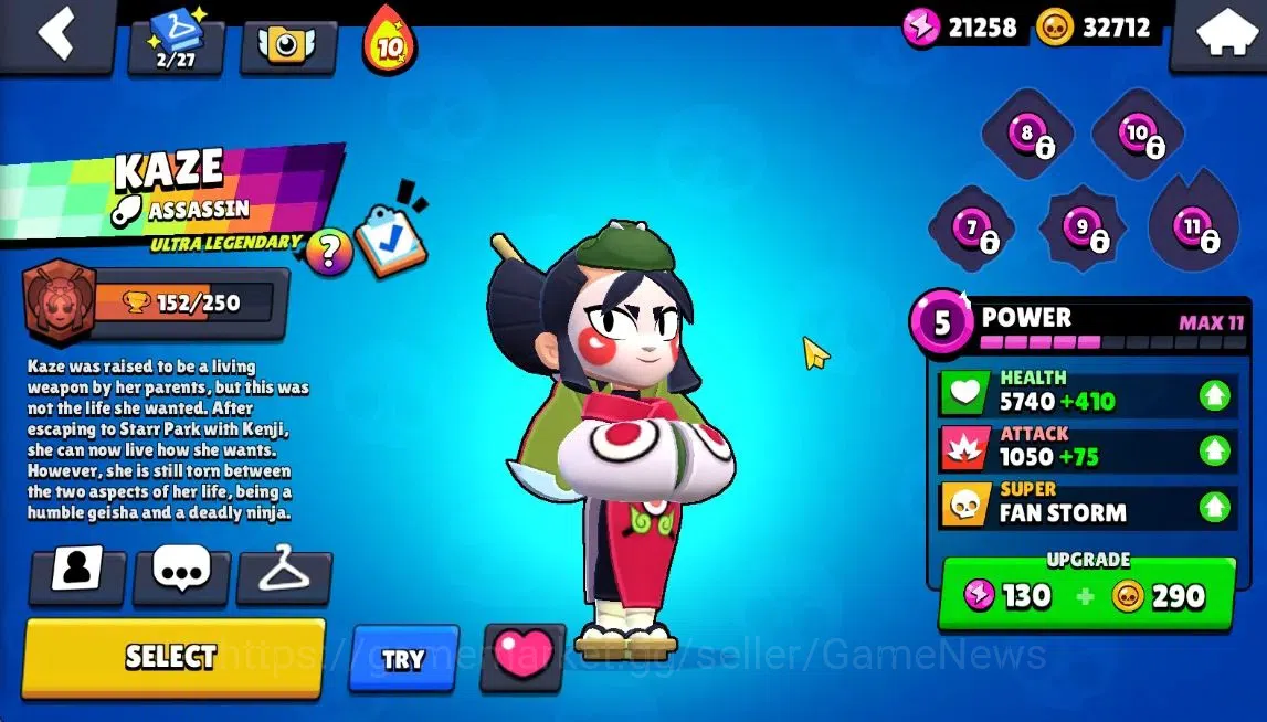 Brawl Stars Accounts 11765 Trophy|71 Brawlers 10Max Lvl|Ultra Legendary image 9