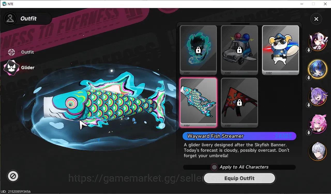 Neverness to Everness Accounts GLOBAL SEA|HL 30|TL 20|7 SSR Hotori+Outfit,Lacrimo image 15