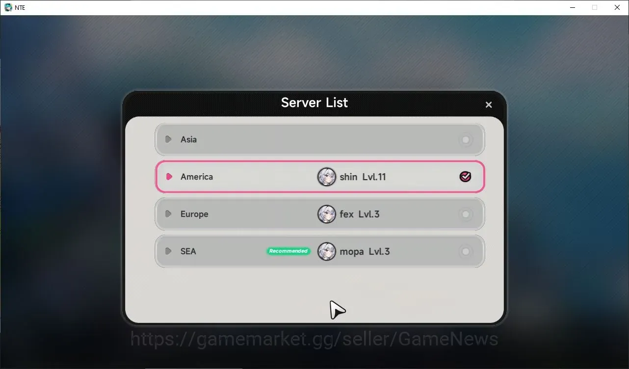 Neverness to Everness Accounts GLOBAL NA|HL 12|TL 5| 3 S-Class 2 Limited| (Zankou, Nanally) +Selector Roll 50/50|Scarlet 1
