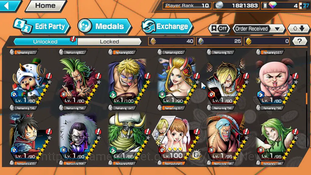 One Piece Bounty Rush Accounts Starter Global|6 EX|4Emperor Marshal D.Teach,PB Kuzan,Onigashima Zoro,5Elder Saturn,Gol 8