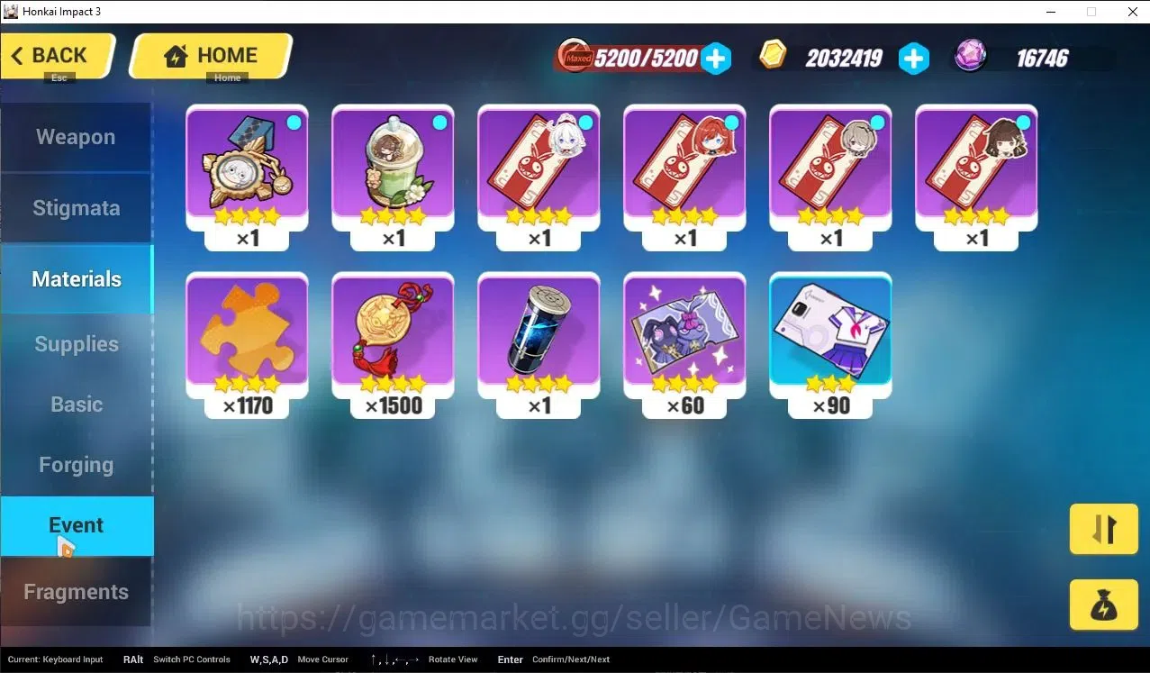 Honkai Impact 3rd Accounts SEA Lv74|2 Fullset(Elysia HeHo,Raiden Xentinel),Ki image 10