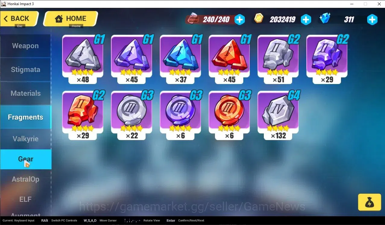 Honkai Impact 3rd Accounts SEA Lv74|2 Fullset(Elysia HeHo,Raiden Xentinel),Ki image 12
