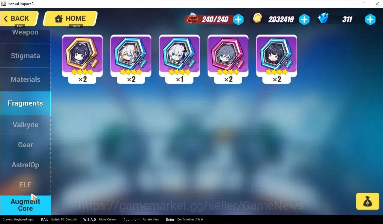 Honkai Impact 3rd Accounts SEA Lv74|2 Fullset(Elysia HeHo,Raiden Xentinel),Ki image 13