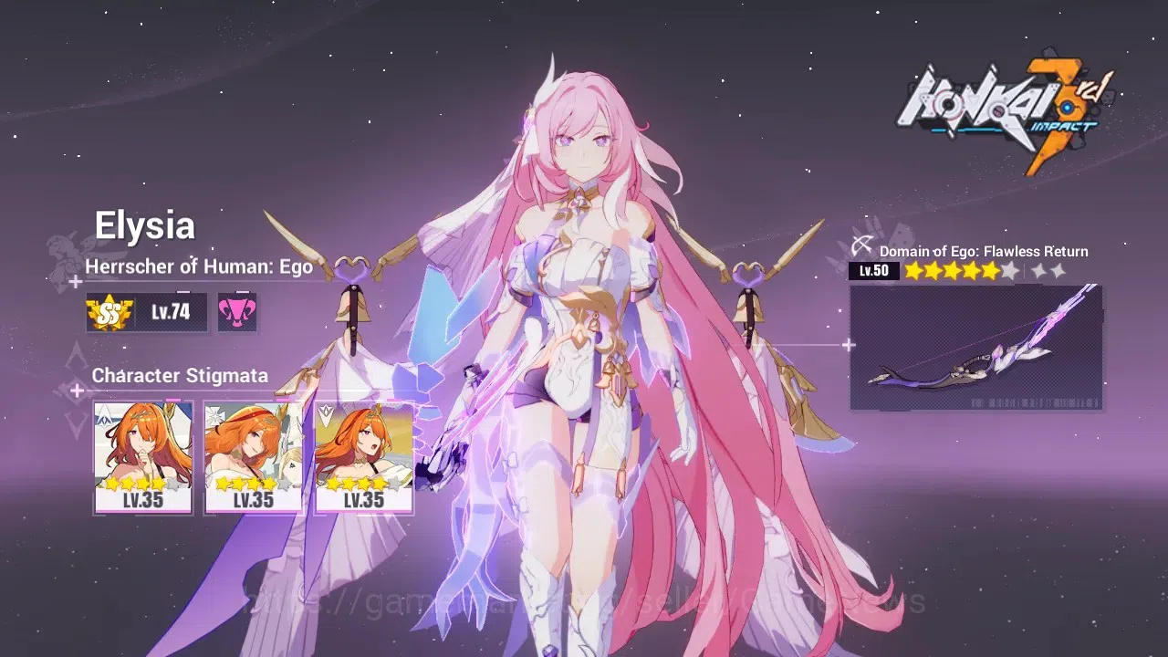 Honkai Impact 3rd Accounts SEA Lv74|2 Fullset(Elysia HeHo,Raiden Xentinel),Ki image 18