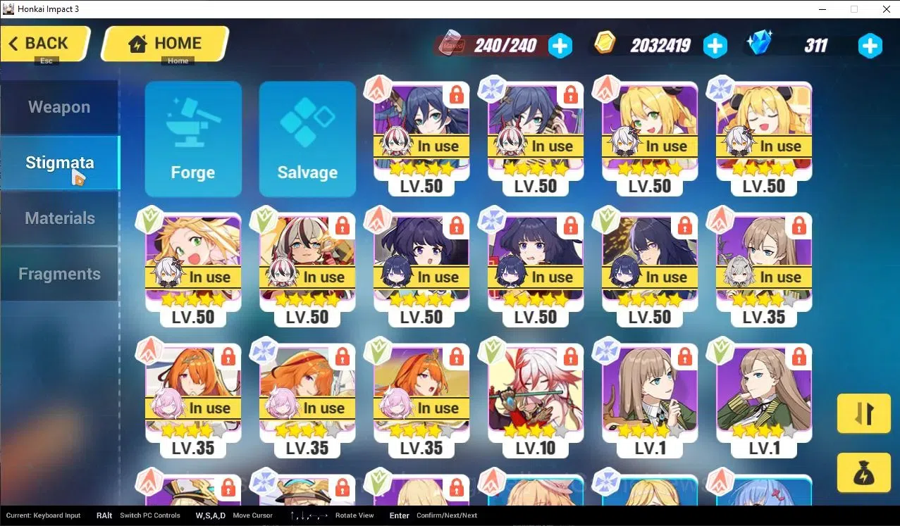 Honkai Impact 3rd Accounts SEA Lv74|2 Fullset(Elysia HeHo,Raiden Xentinel),Ki image 6