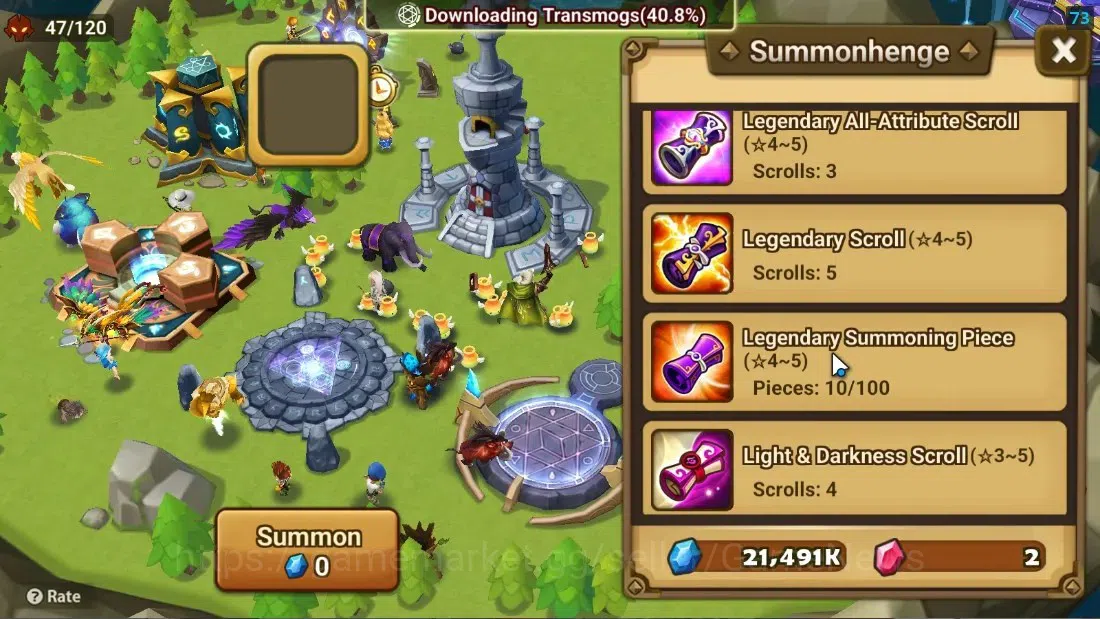 Summoners War: Sky Arena Accounts Starter ASIA|Lv 26|Ready Gacha|99 12 YSC + 160 11 YSC + 3 LAAS + 5 LS + 4 LDS + 118 MS |1 11