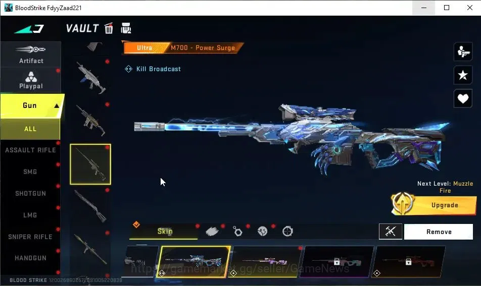 Blood Strike Accounts ASIA|3 ULTRA [ZERO-Nullblade,JET-Blackout Bomber,M image 12