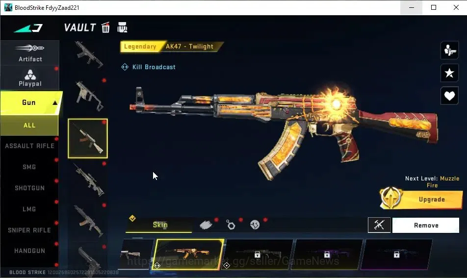 Blood Strike Accounts ASIA|3 ULTRA [ZERO-Nullblade,JET-Blackout Bomber,M image 17