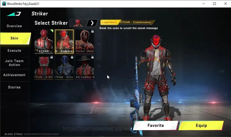 Blood Strike Accounts ASIA|3 ULTRA [ZERO-Nullblade,JET-Blackout Bomber,M image 4