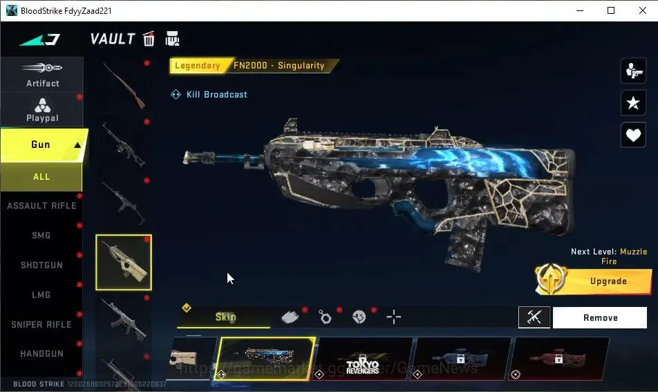 Blood Strike Accounts ASIA|3 ULTRA [ZERO-Nullblade,JET-Blackout Bomber,M image 8