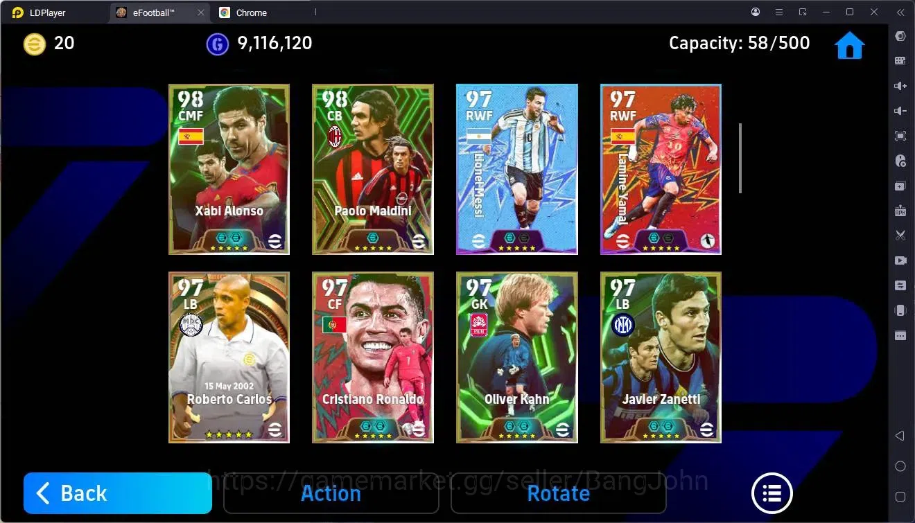 eFootball Accounts Mobile |PW 3210|Bigtime Ibrahimovic,Ronaldinho,Riv image 5