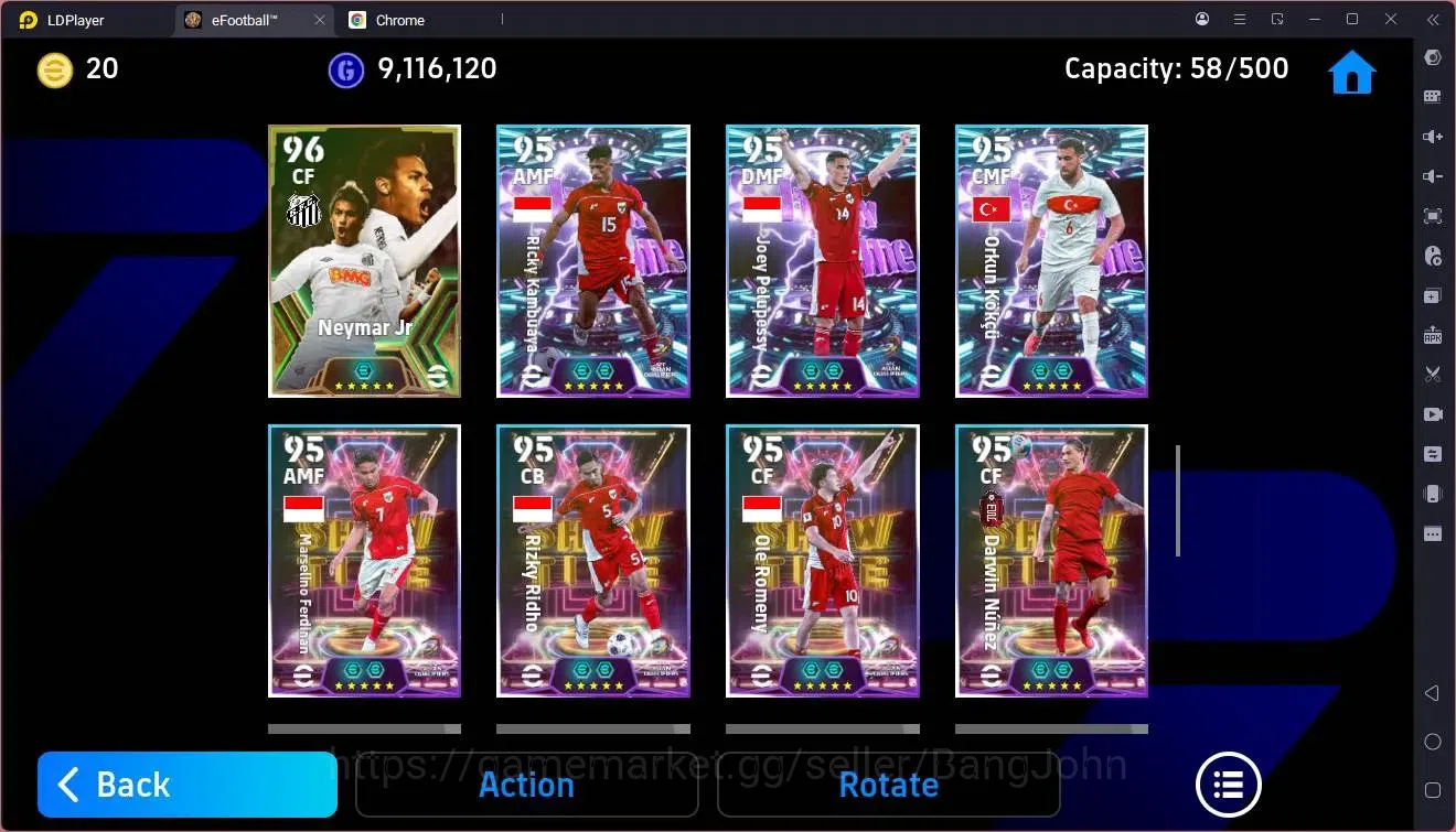 eFootball Accounts Mobile |PW 3210|Bigtime Ibrahimovic,Ronaldinho,Riv image 8